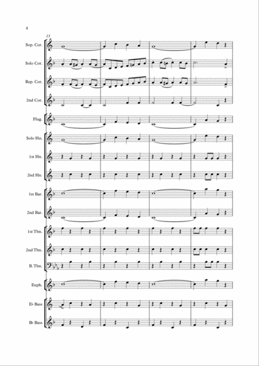 March in Eb March in Eb Large Ensemble scores gallery preview page 4
