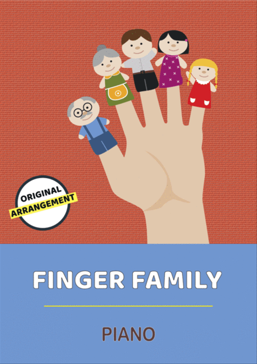 Finger Family Piano scores gallery preview page 1