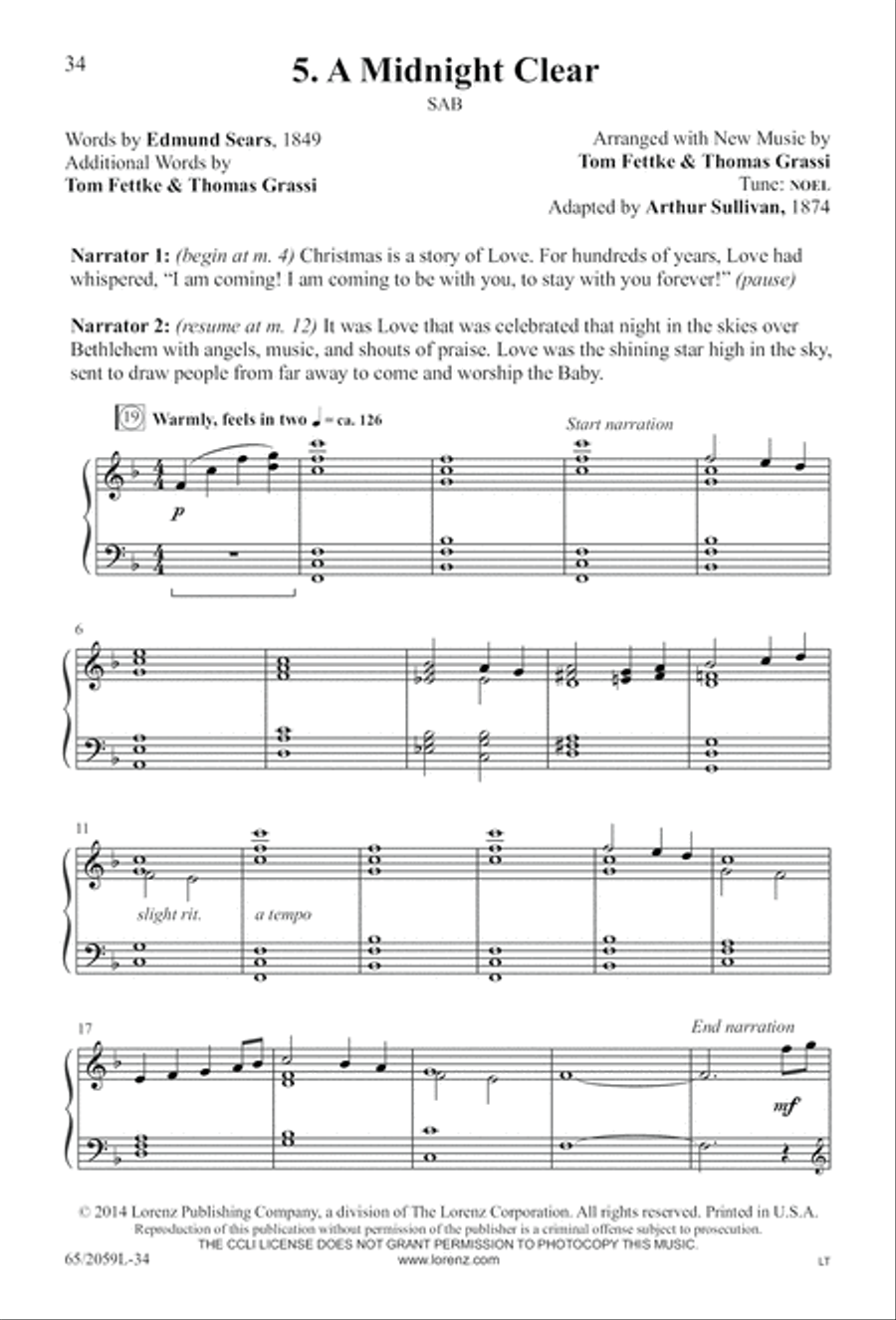 The Christmas Story The Christmas Story 3-Part scores gallery preview page 35