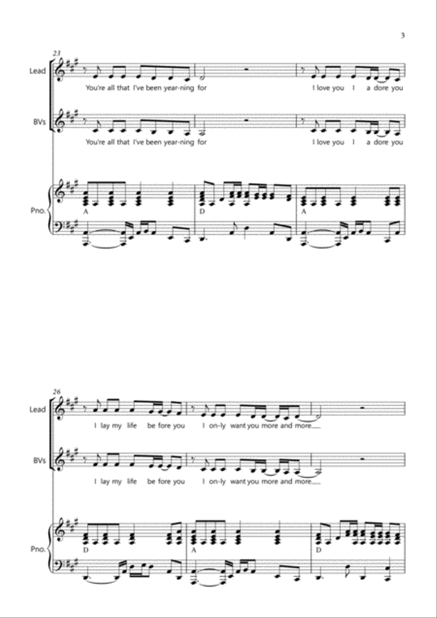 I've Been Waiting For You Voice scores gallery preview page 4