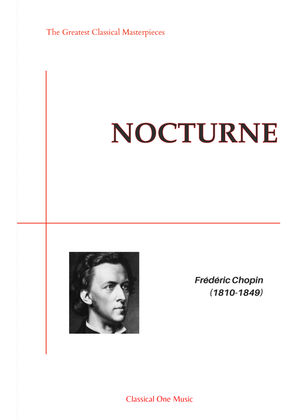 Book cover for Chopin - Nocturne in B Major, Op. 9, No. 3