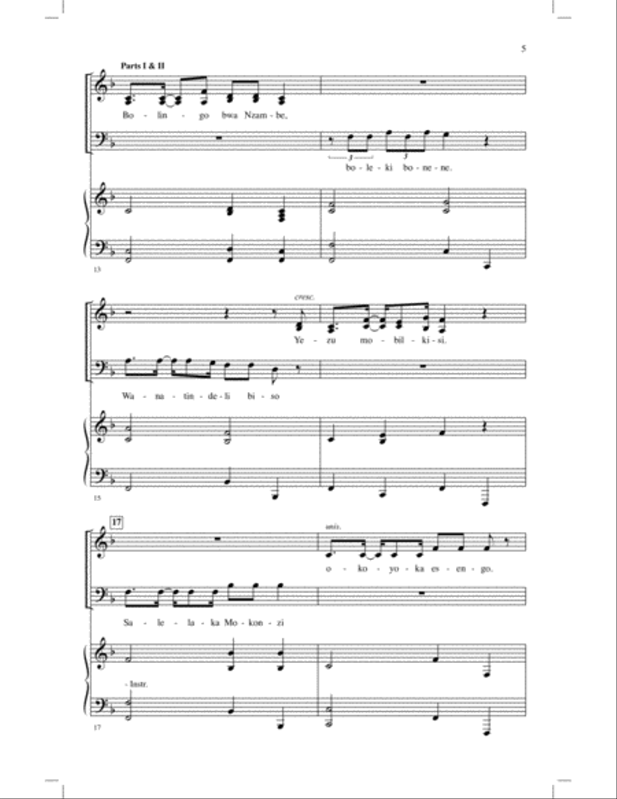Bolingo 3-Part scores gallery preview page 3
