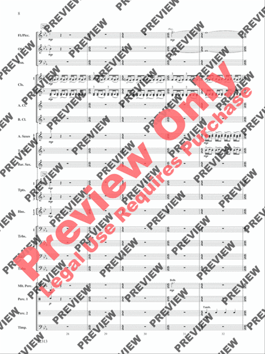 In the Center Ring Concert Band scores gallery preview page 9