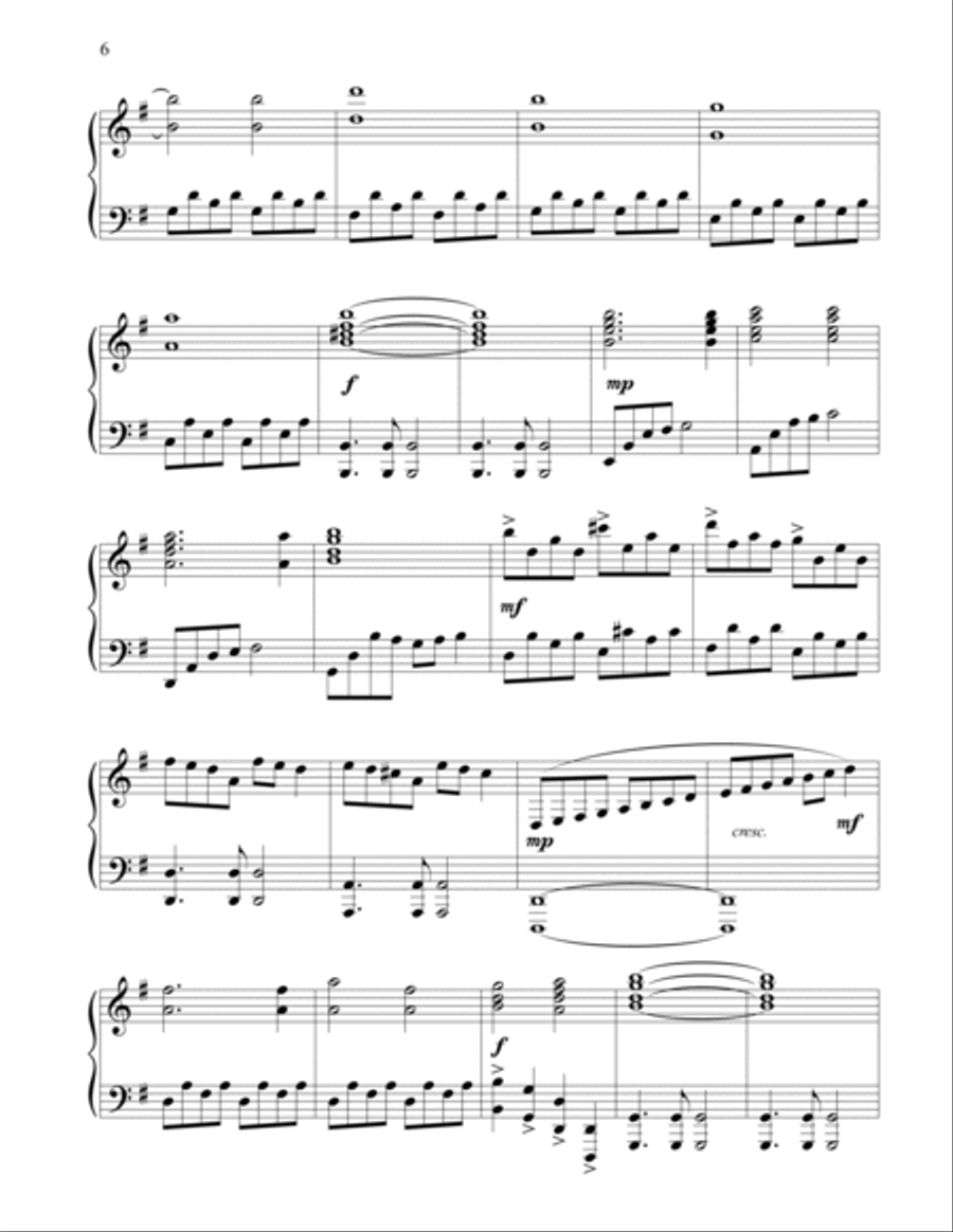 Hymns for Piano: Piano Arrangements (Advanced/Advanced Intermediate) Piano Solo scores gallery preview page 6