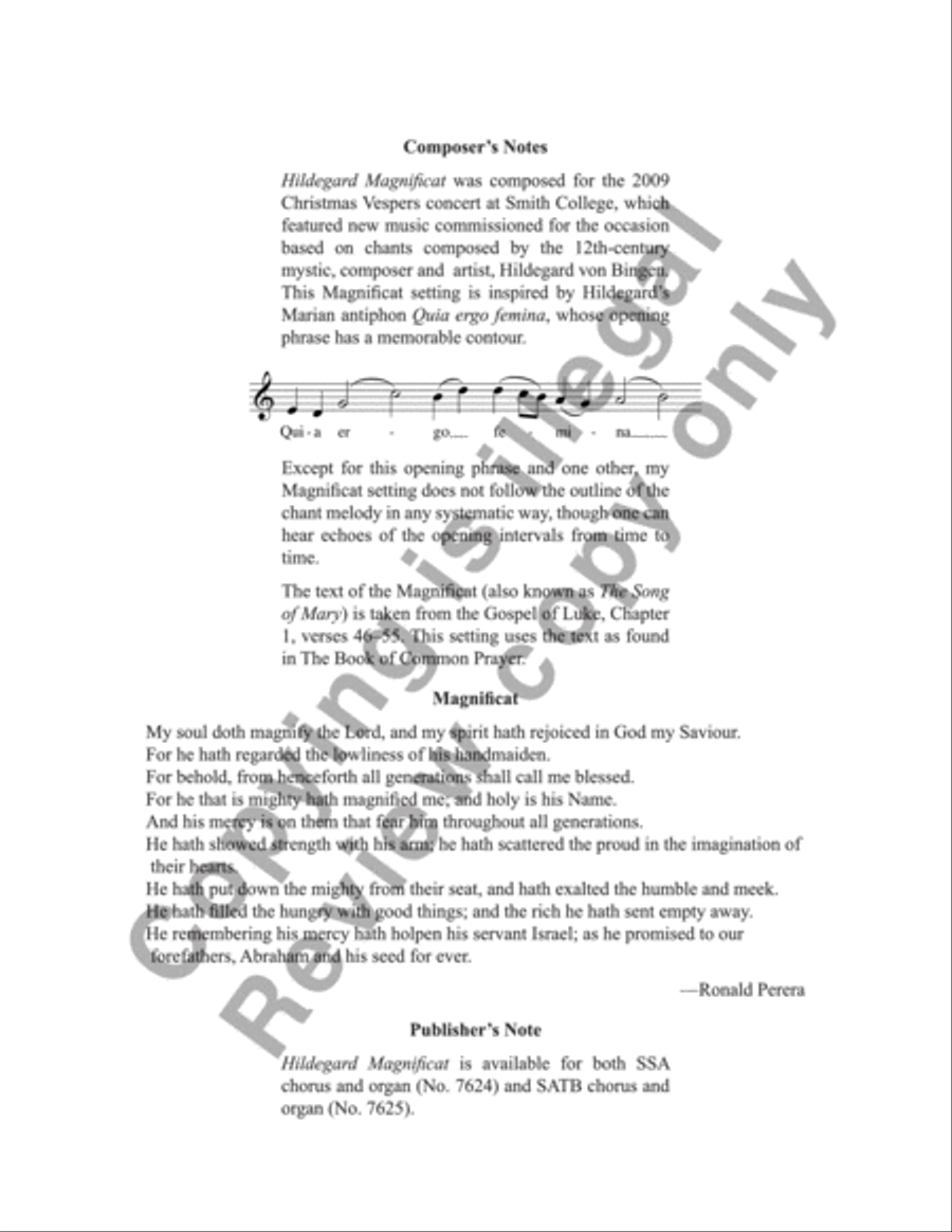 Hildegard Magnificat SSA scores gallery preview page 8