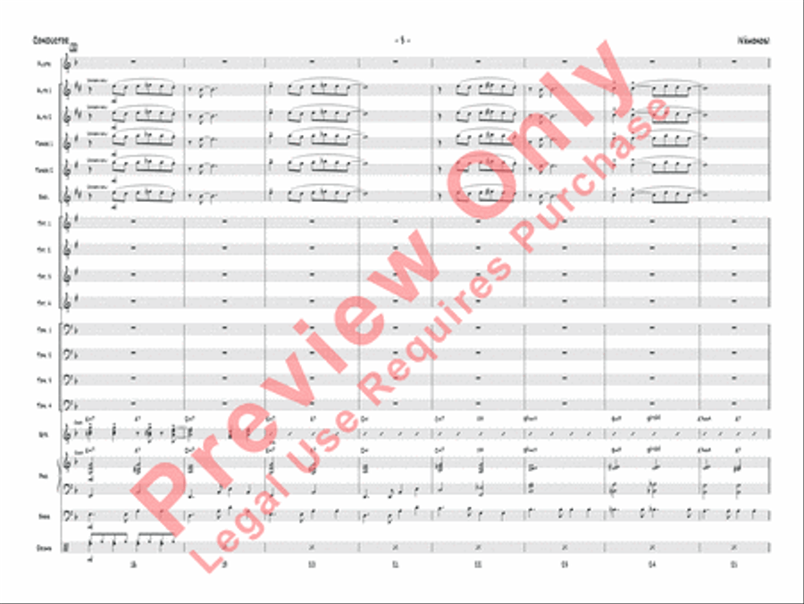¡Vámonos! ¡Vámonos! Jazz Ensemble scores gallery preview page 4