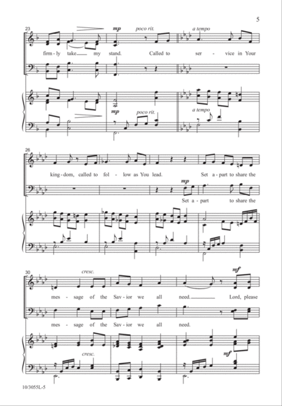 Called to Service 4-Part scores gallery preview page 5