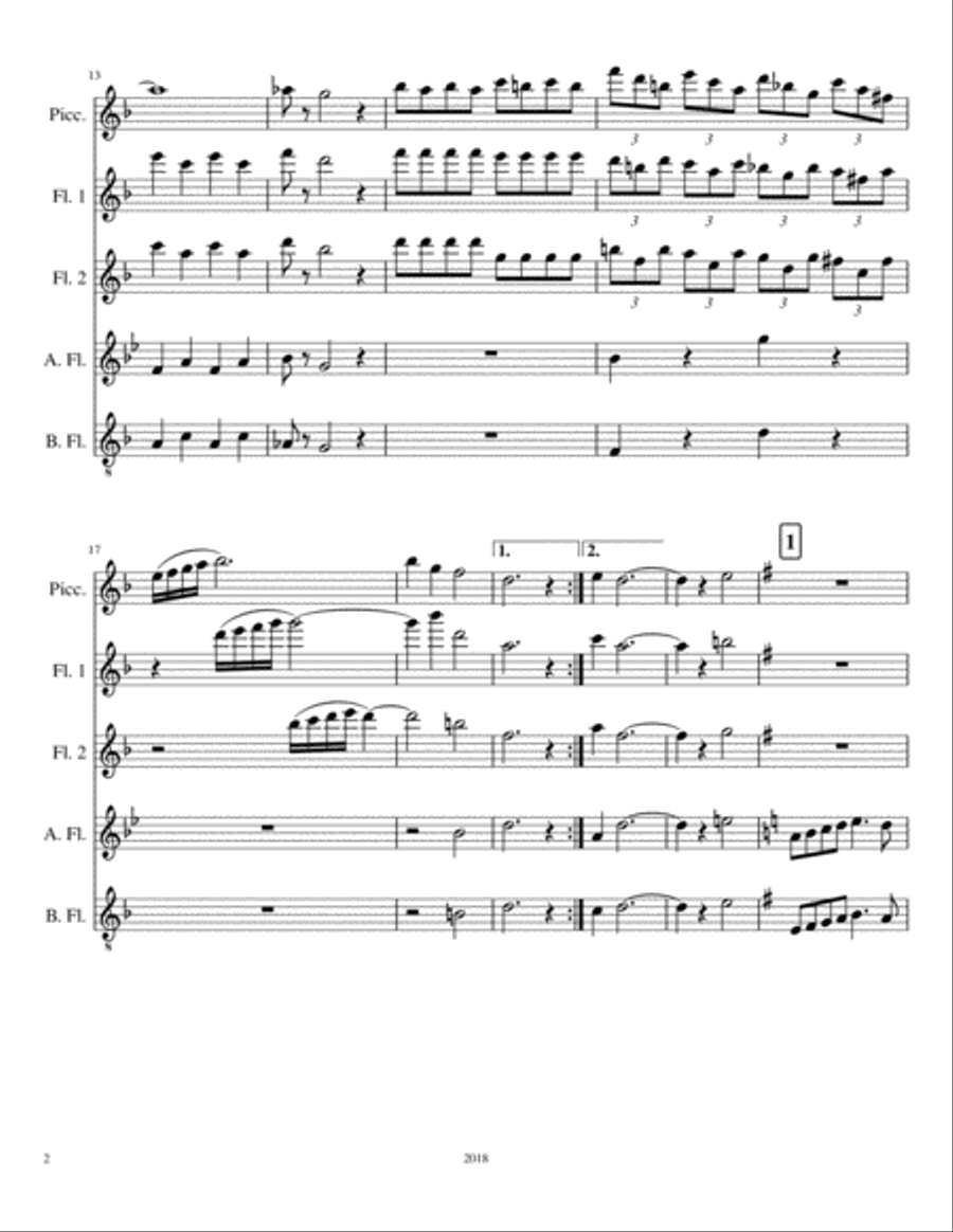 Dead of Winter Woodwind Ensemble scores gallery preview page 2