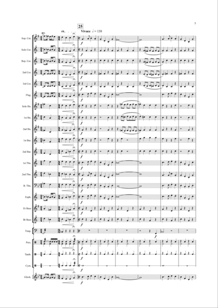 Country Fair Brass Band scores gallery preview page 5