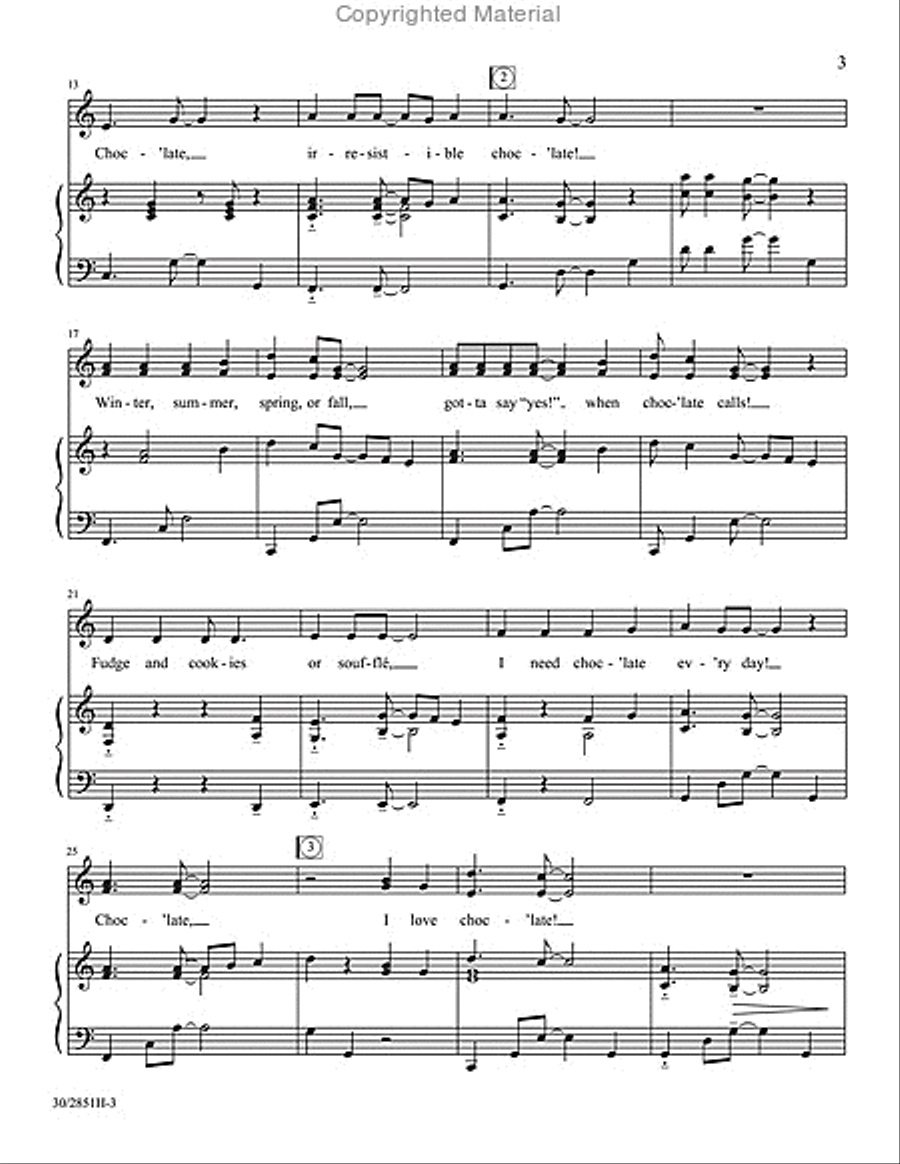 What a Novel Idea! 2-Part scores gallery preview page 3