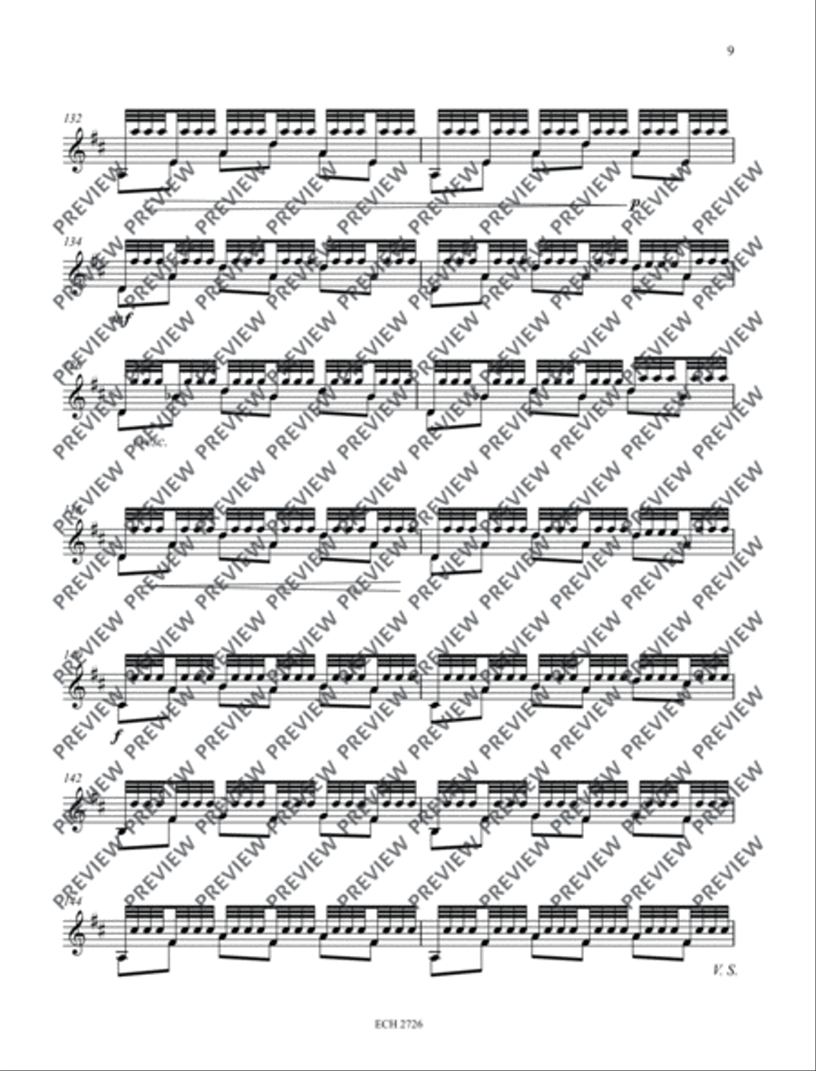 Feuerbach Variations Classical Guitar scores gallery preview page 10