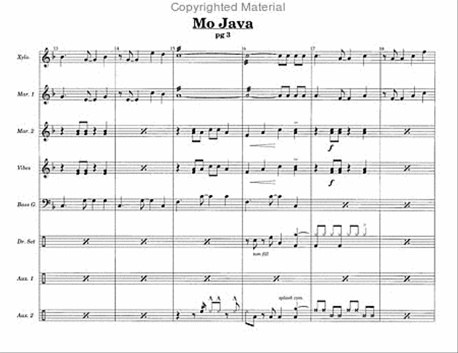 Mo Java Steel Drum Band scores gallery preview page 4