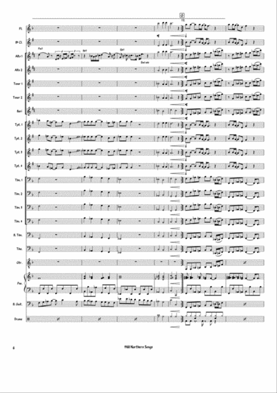 Lady Madonna Lady Madonna Large Ensemble scores gallery preview page 6