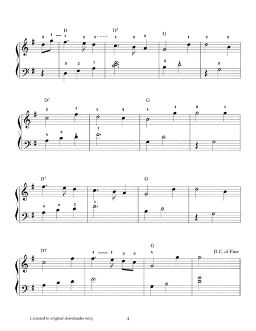 Simple Tunes Harp scores gallery preview page 6