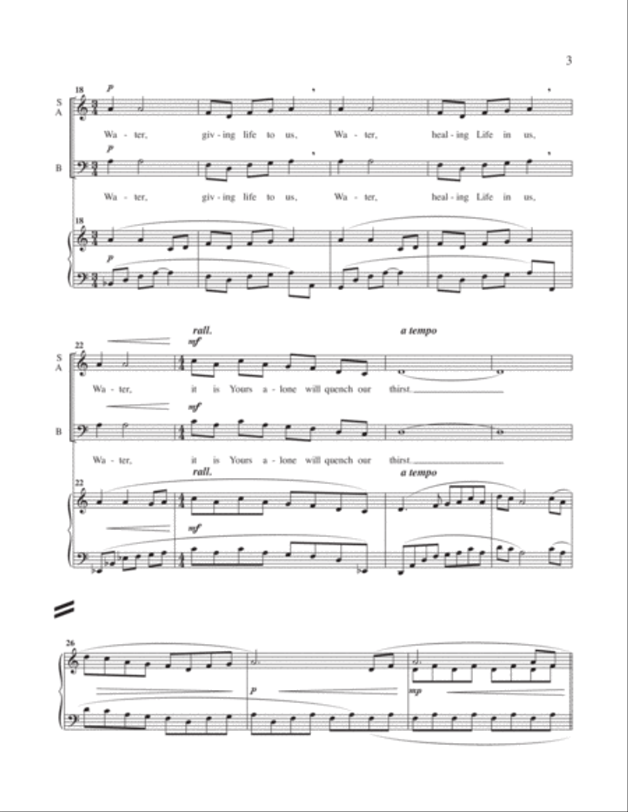 Living Water 3-Part scores gallery preview page 3
