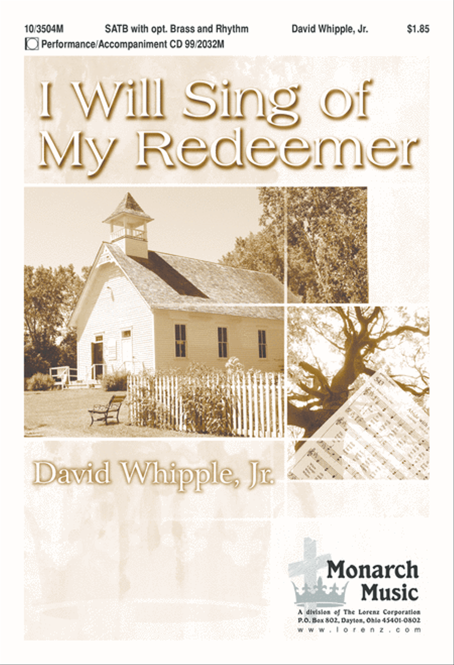 I Will Sing of My Redeemer 4-Part scores gallery preview page 2