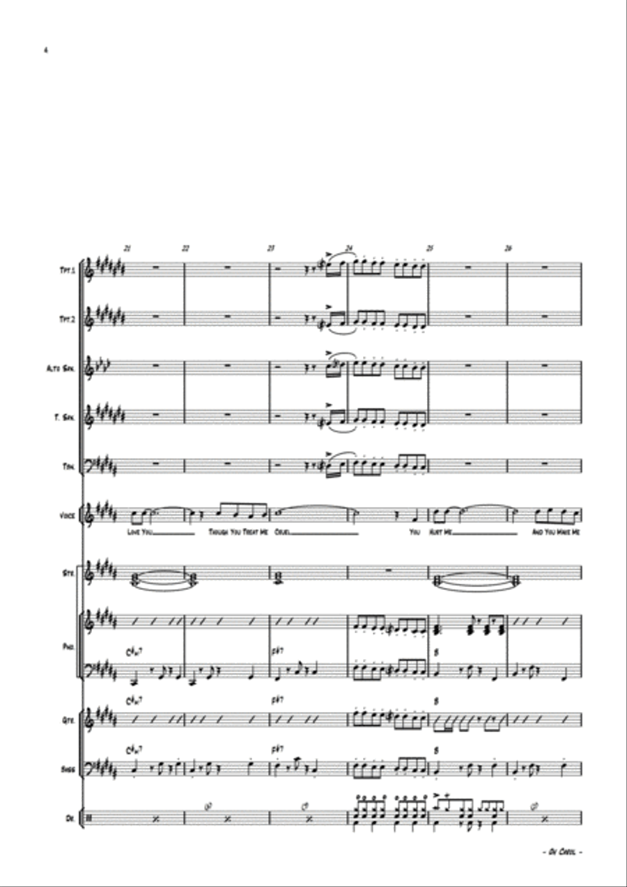Oh! Carol Large Ensemble scores gallery preview page 6