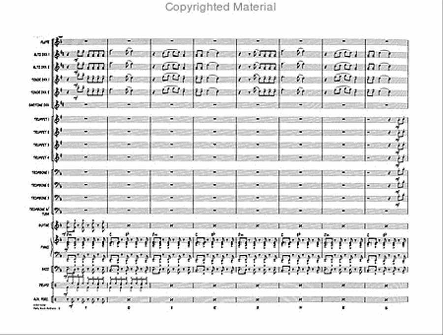 Party Rock Anthem Jazz Ensemble scores gallery preview page 3