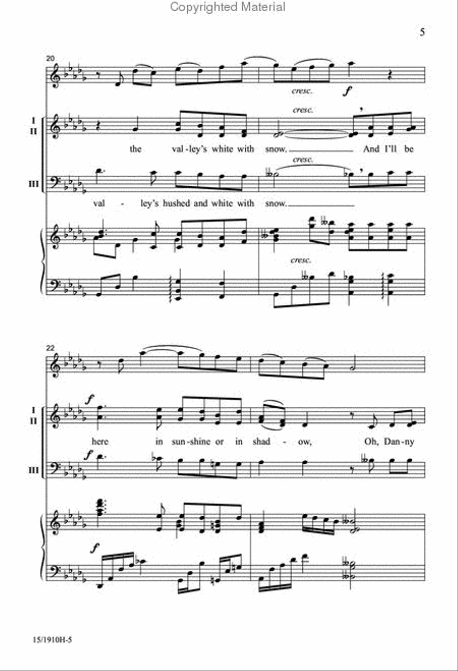Danny Boy Danny Boy 3-Part scores gallery preview page 5