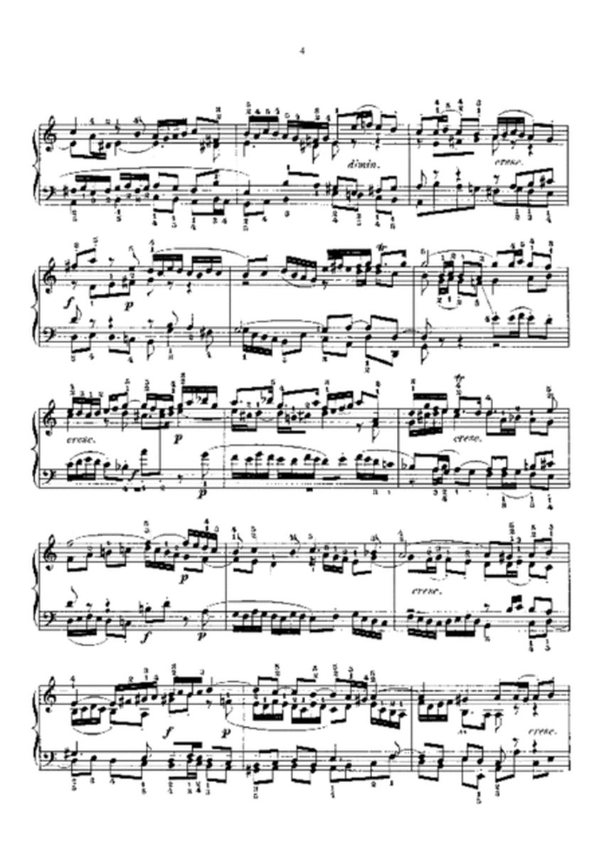 Bach Prelude and Fugue No. 20 BWV 865 in A Minor. The Well-Tempered Clavier Book I