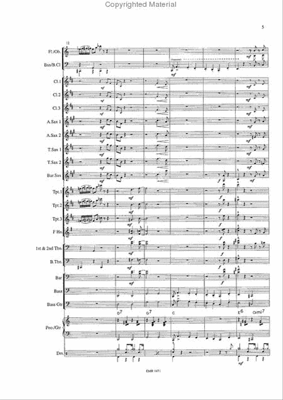 You Are Driving Me Crazy You Are Driving Me Crazy Concert Band scores gallery preview page 5