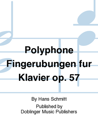 Book cover for Polyphone Fingerubungen fur Klavier op. 57