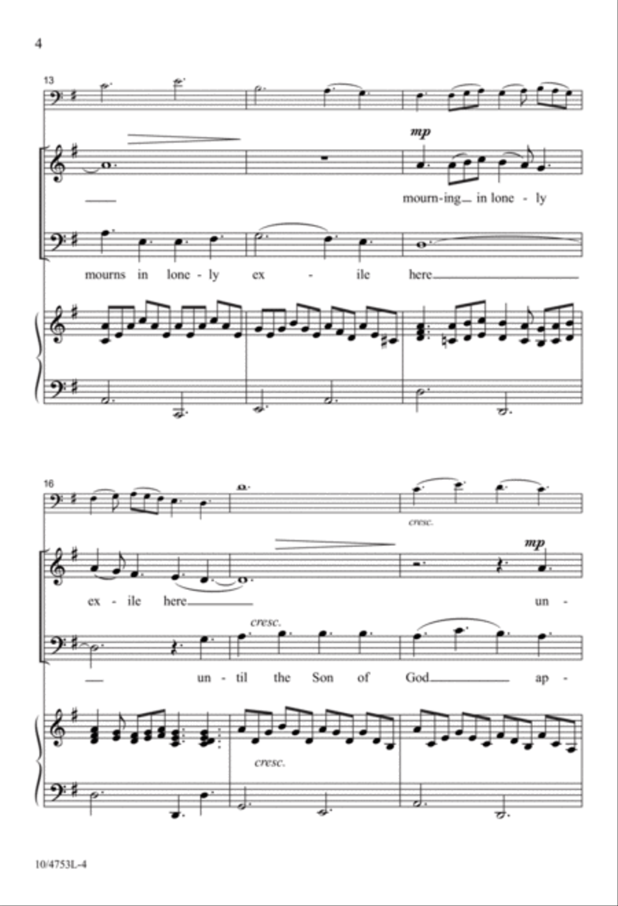 Emmanuel, Expected Jesus 2-Part scores gallery preview page 4