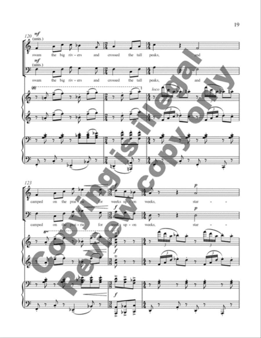 Sweet Betsy TTBB scores gallery preview page 18