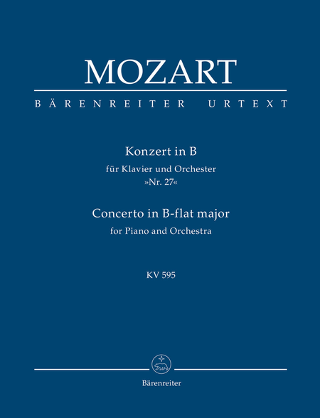 Piano Concerto B flat major, KV 595