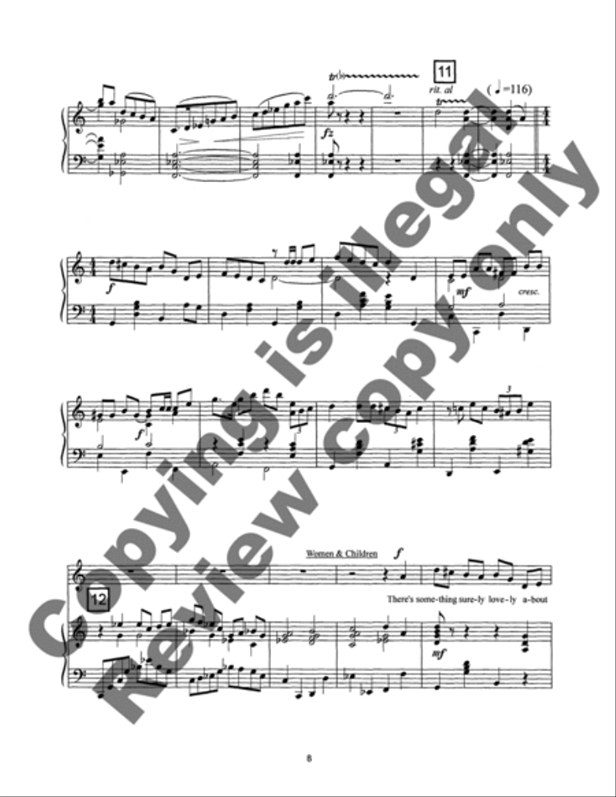 A Friend of Napoleon 4-Part scores gallery preview page 12