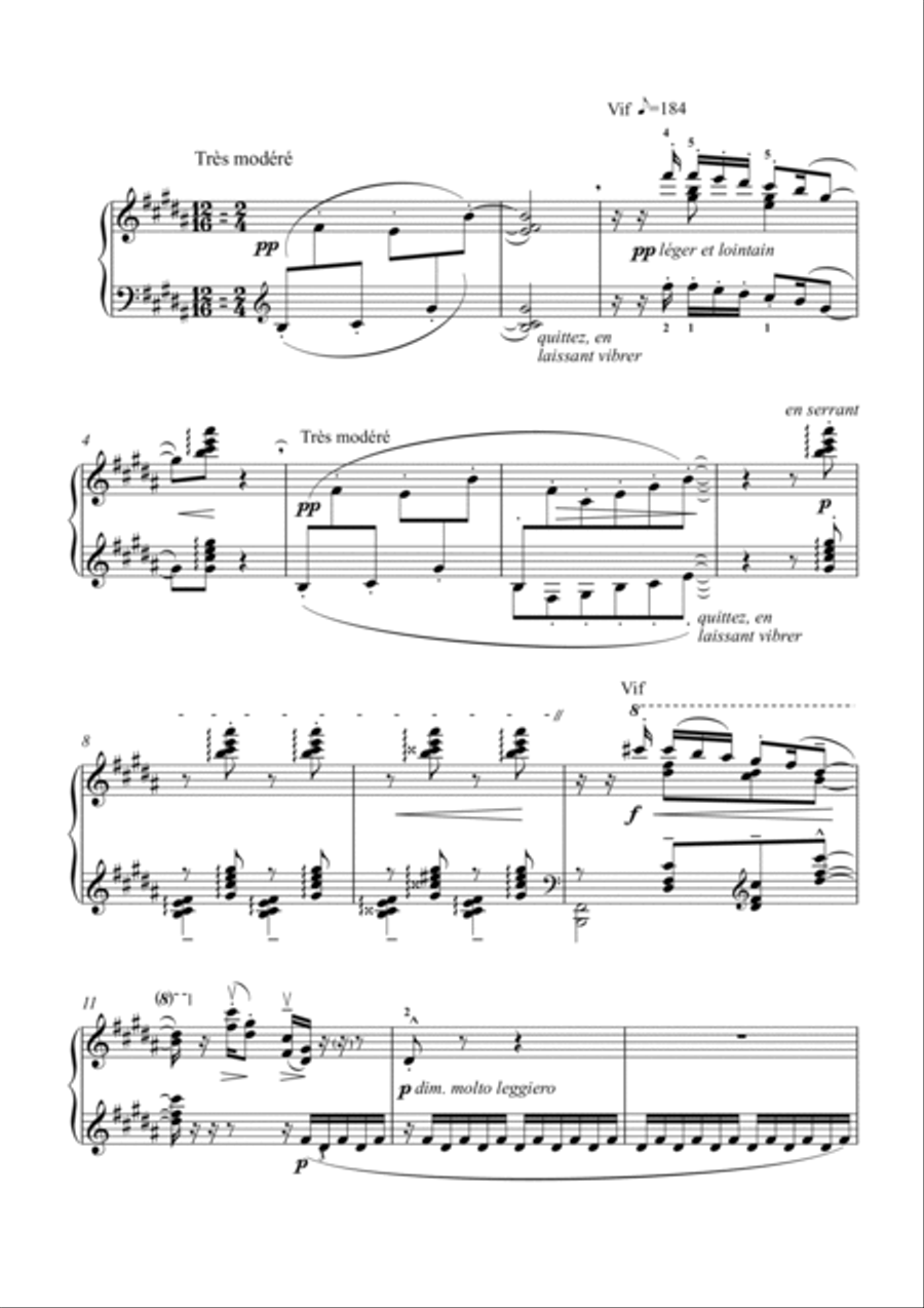 Debussy-Les Collines d'Anacapri for piano solo Piano Solo scores gallery preview page 2