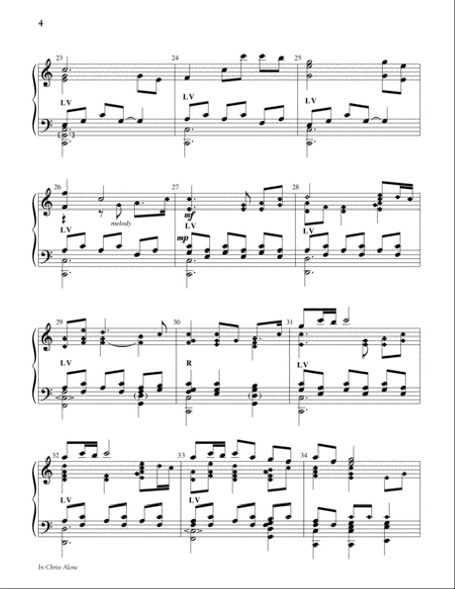 In Christ Alone In Christ Alone 5-Octaves scores gallery preview page 4