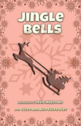 Jingle Bells, Jazz Style, for Flute and Alto Flute Duet