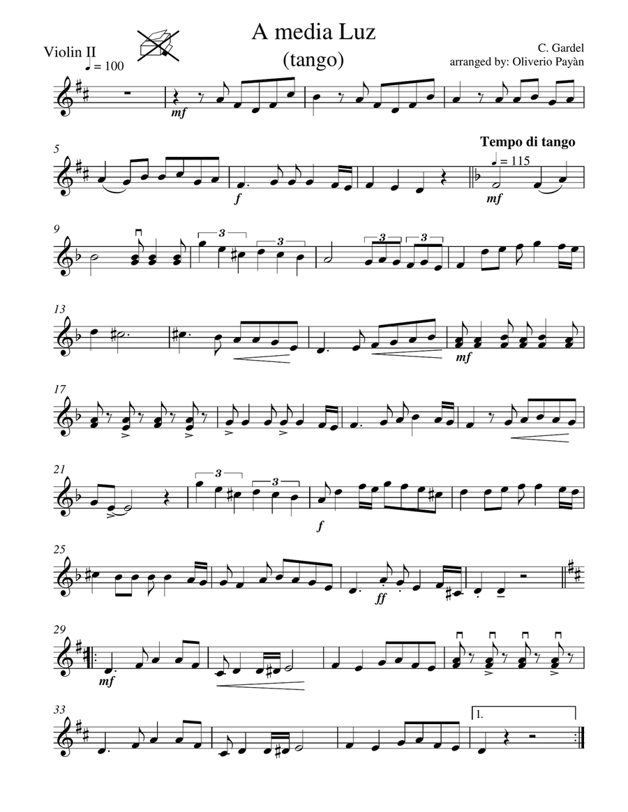 A media Luz String Quartet scores gallery preview page 3