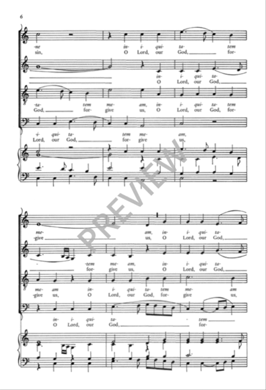 Miserere Mei 4-Part scores gallery preview page 7