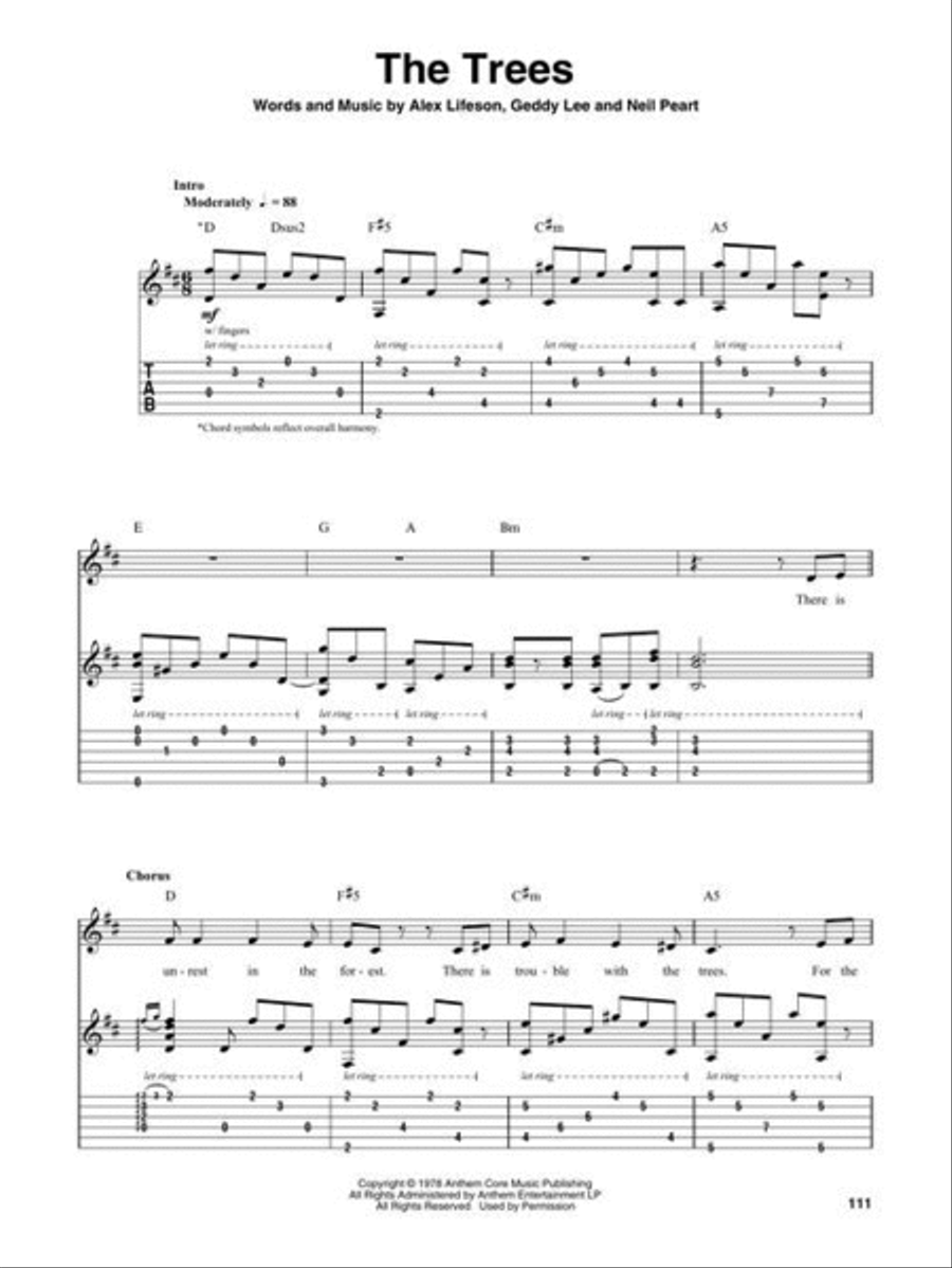 Rush Guitar scores gallery preview page 5