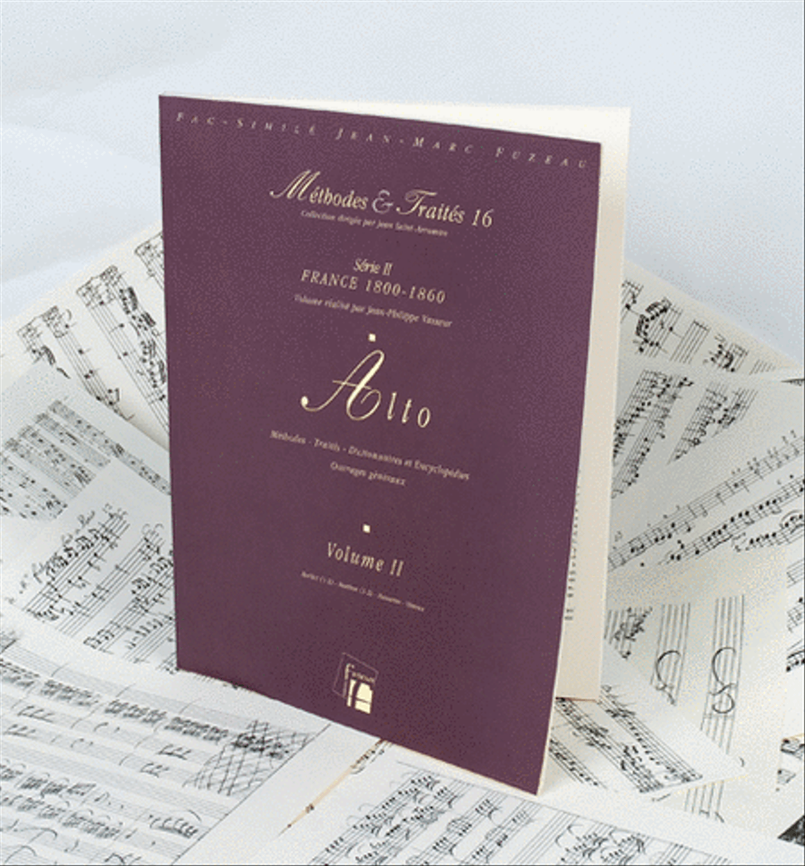 Methods & Treatises Viola - Volume 2 - France 1800-1860 Viola scores gallery preview page 1