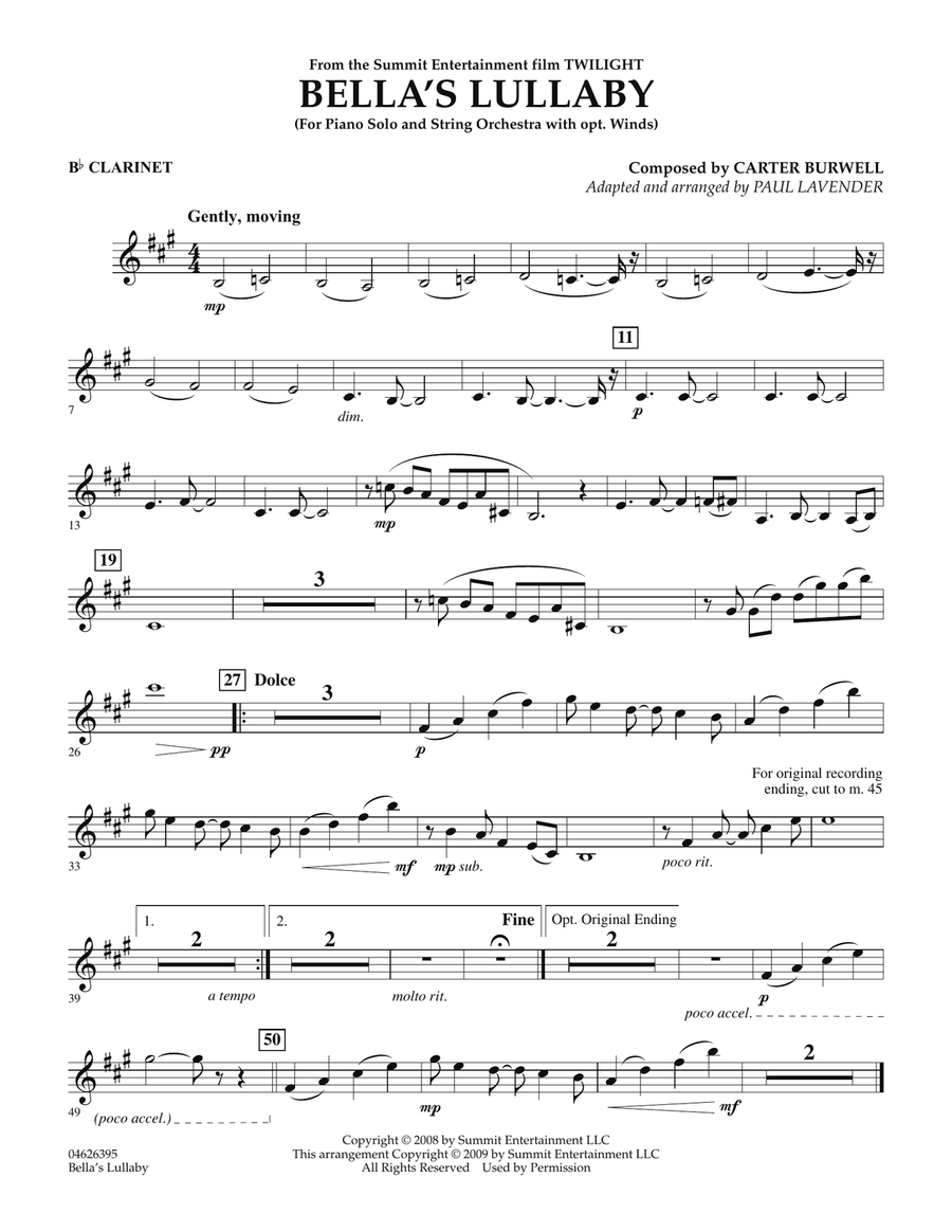 Bella's Lullaby (from 