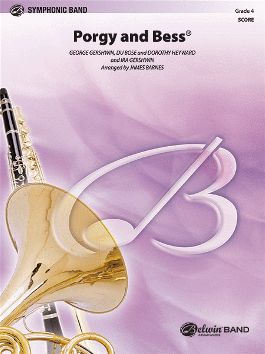 Porgy and Bess Concert Band scores gallery preview page 1