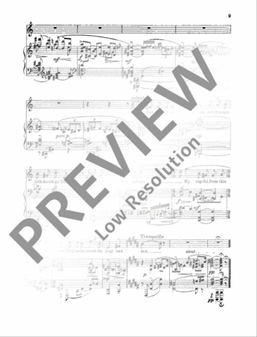 Songs Sacred and profane High Voice scores gallery preview page 12