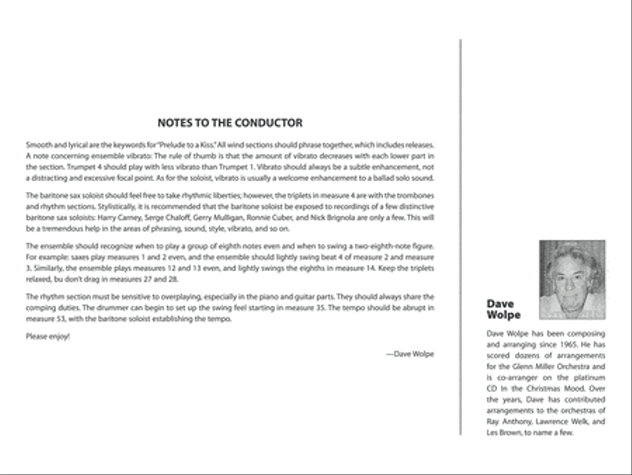 Prelude to a Kiss Prelude to a Kiss Jazz Ensemble scores gallery preview page 3