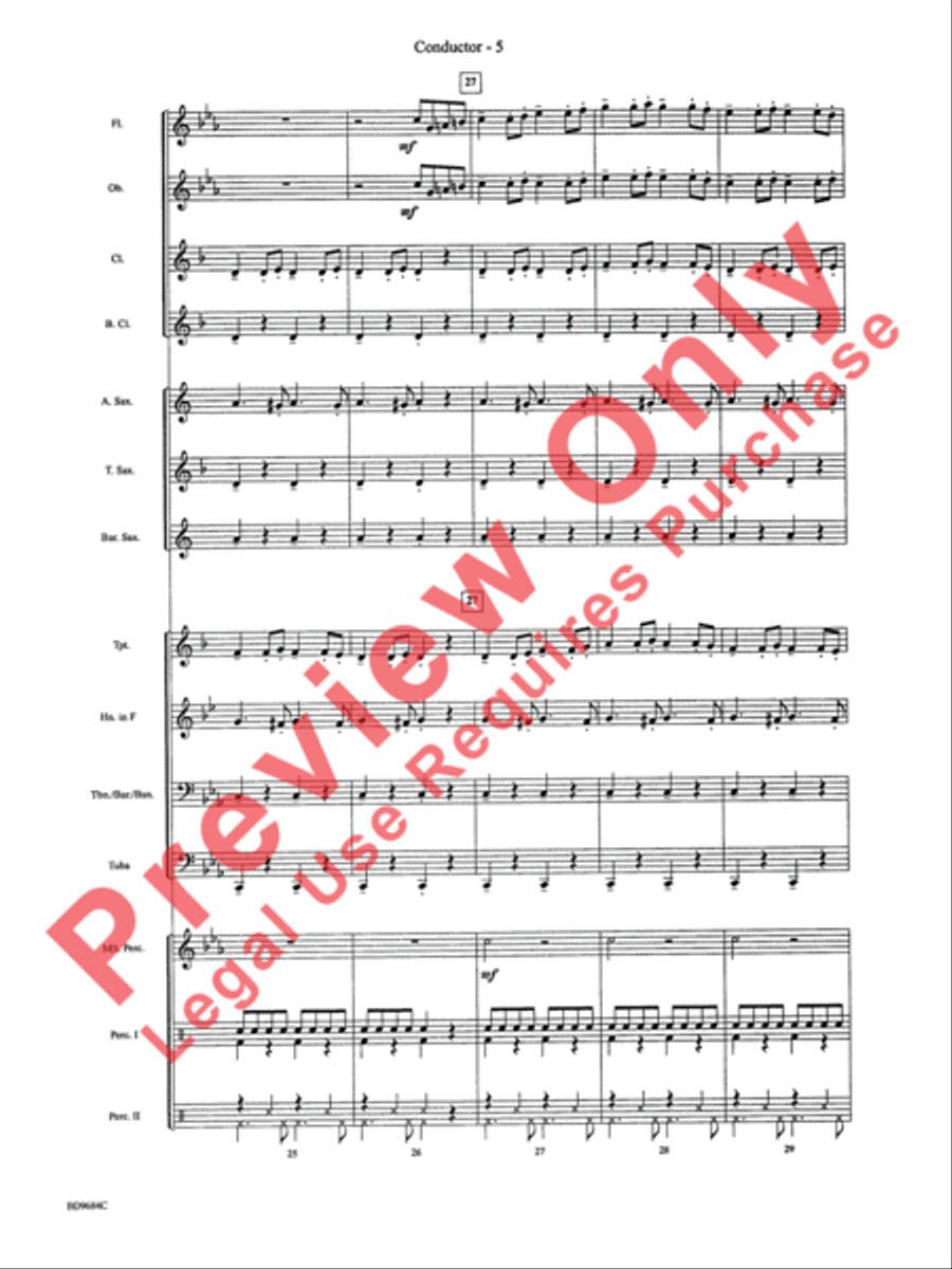 Dance of the Reed Flutes Dance of the Reed Flutes Concert Band scores gallery preview page 8