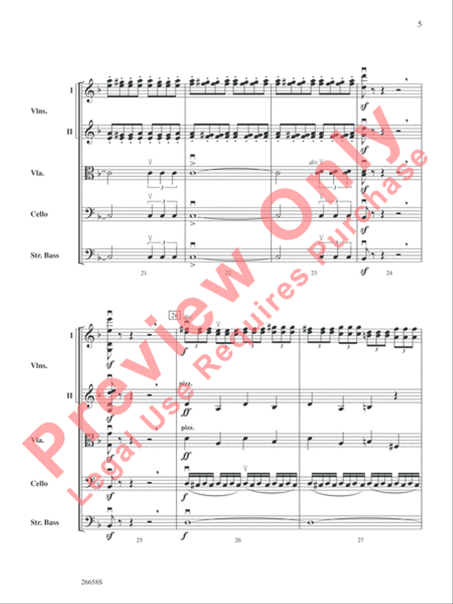 Halloween Spooktacular String Orchestra scores gallery preview page 6