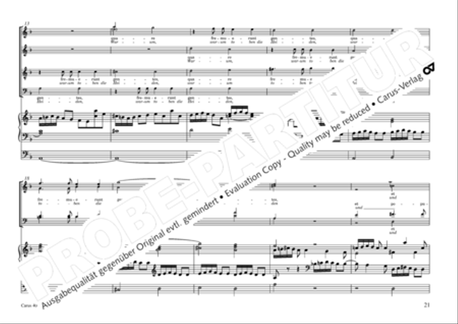 Oratorio de Noel (Weihnachtsoratorium) 4-Part scores gallery preview page 22