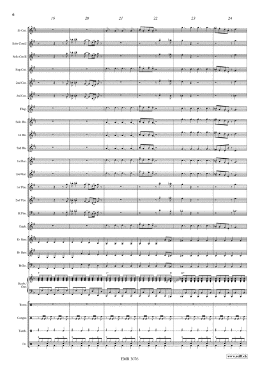 Disco Lady Brass Band scores gallery preview page 7