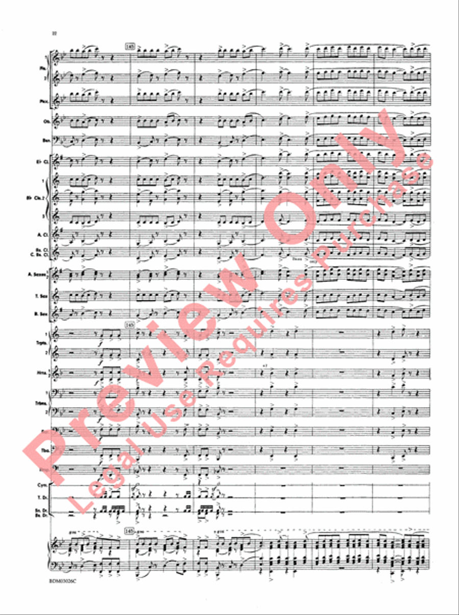 Festivo - Cs Concert Band scores gallery preview page 25
