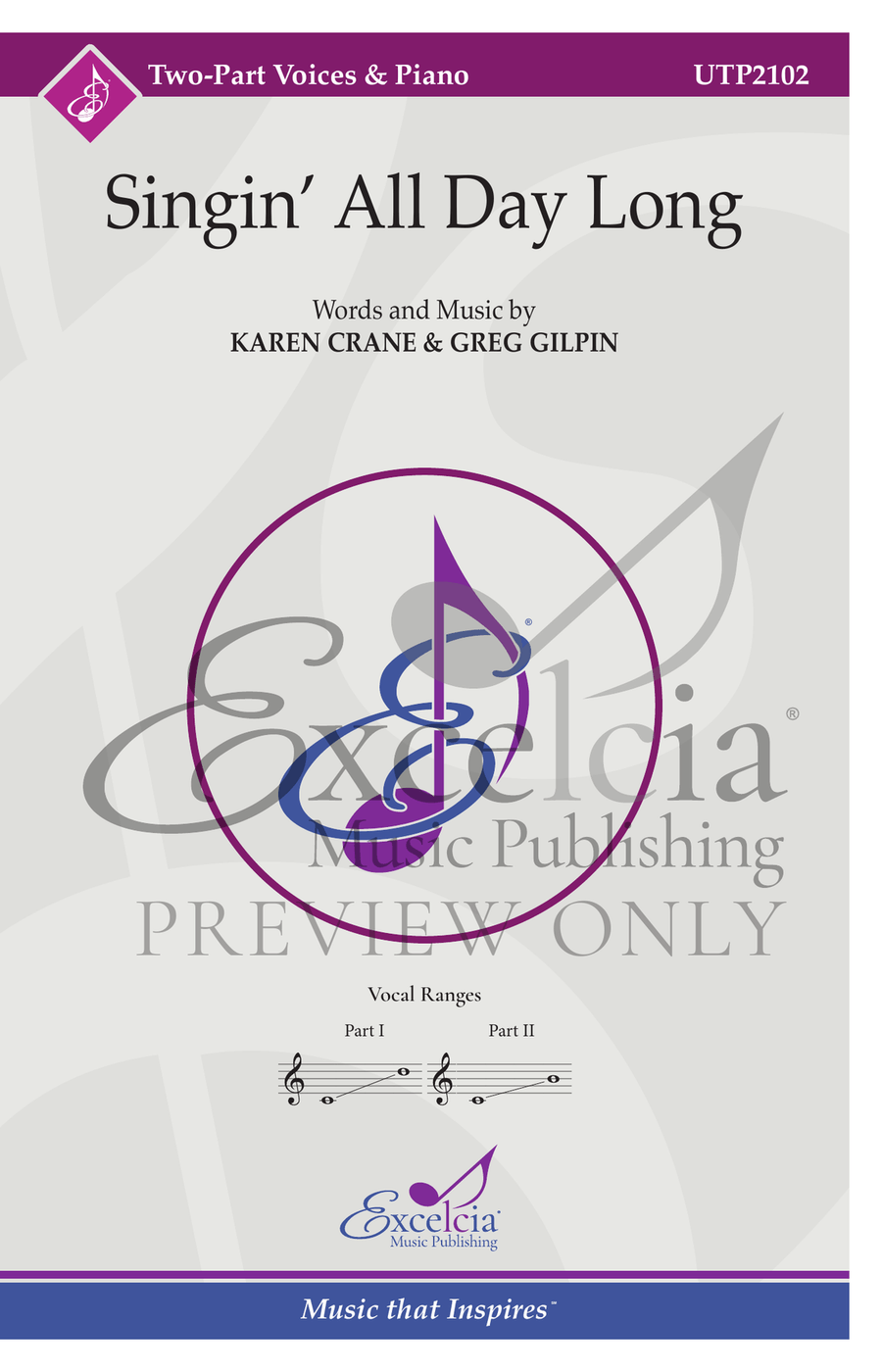Singin' All Day Long Choir scores gallery preview page 2