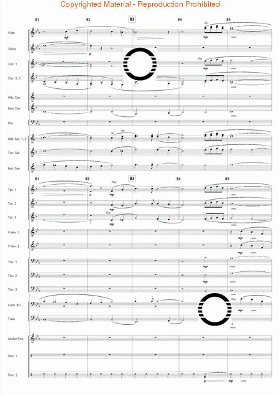 Holiday Jambalaya Concert Band scores gallery preview page 18
