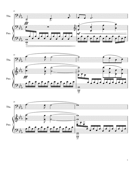 No. 2 Opus 16 - Duet for Tuba and Piano image number null