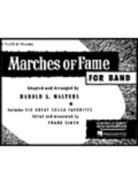 Marches Of Fame For Band - 1st Alto Saxophone